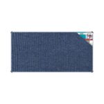 Bulletin Board Ribbed Alum Frame 1800*900Mm Denim