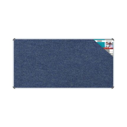 Bulletin Board Ribbed Alum Frame 1800*900Mm Denim