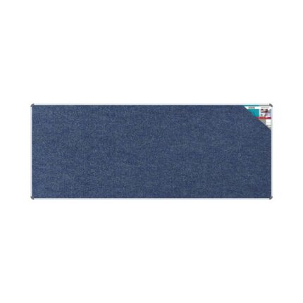 Bulletin Board Ribbed Alum Frame 3000*1200Mm Denim
