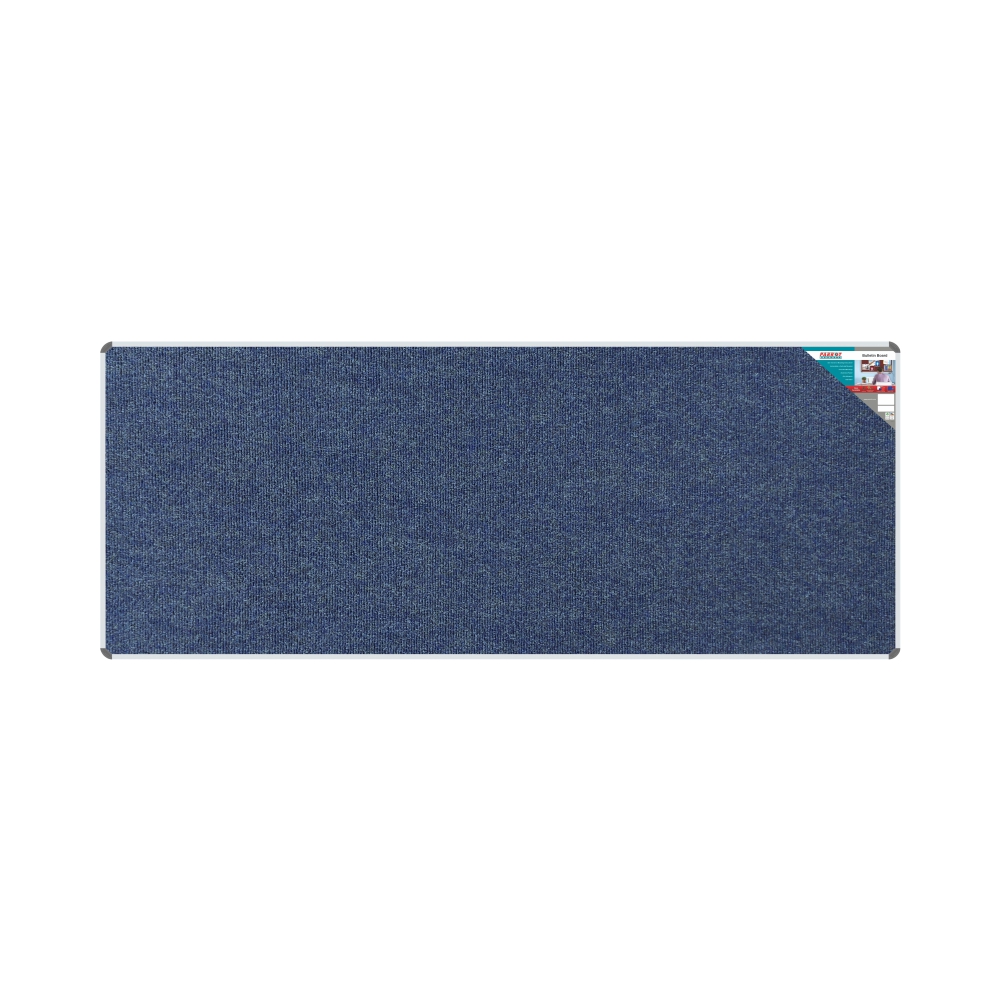 Bulletin Board Ribbed Alum Frame 3000*1200Mm Denim Bulletin Board Ribbed Alum Frame 3000*1200Mm Denim - Image 1