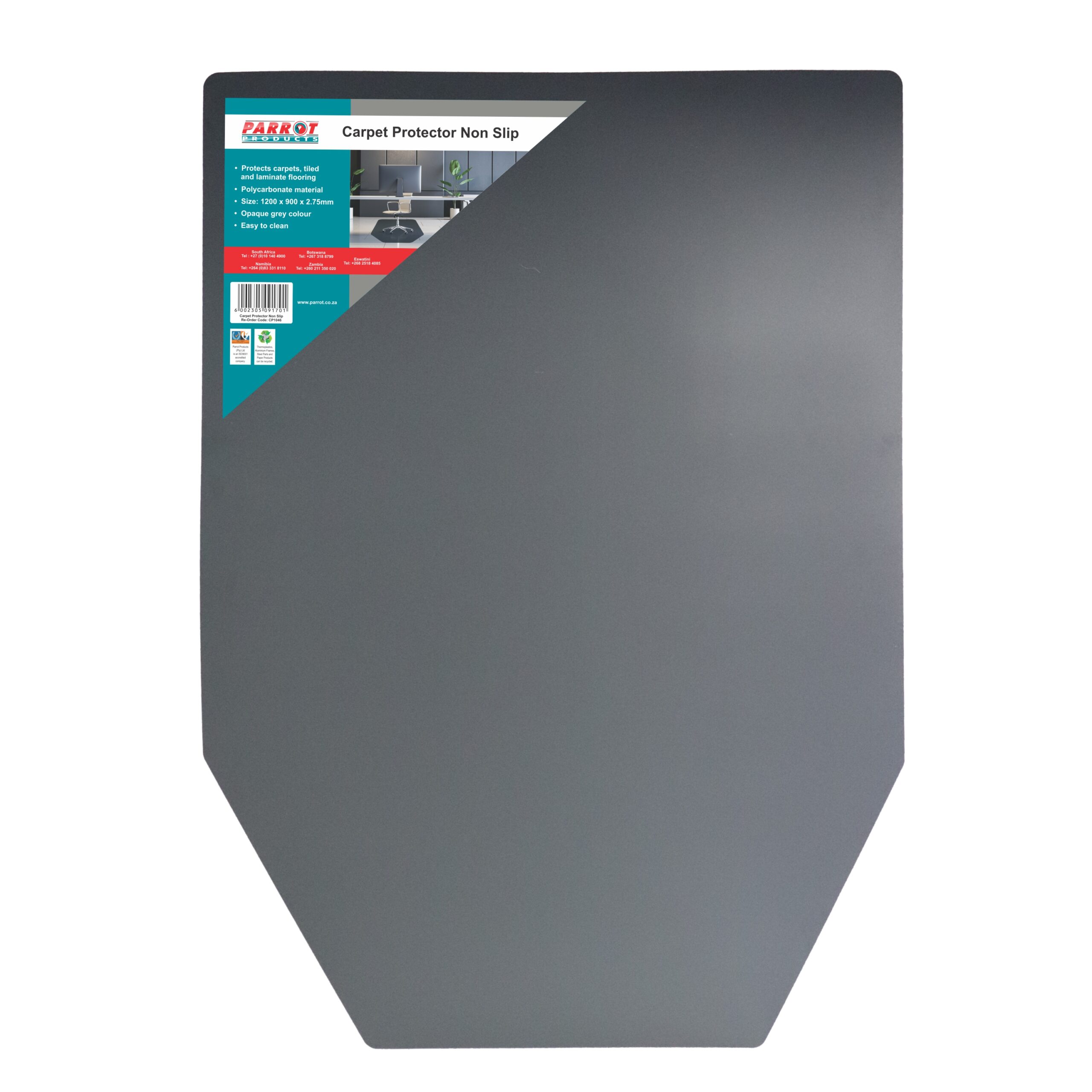Carpet Protector Non Slip 900Mm X 1200Mm X 2.75Mm Grey Carpet Protector Non Slip 900Mm X 1200Mm X 2.75Mm Grey - Image 1