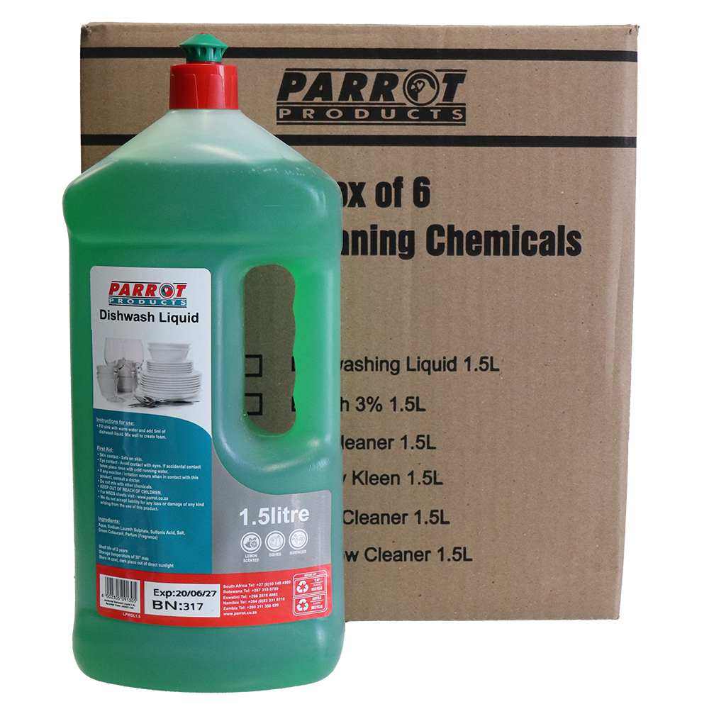 Dishwash Liquid 1.5L Box Of 6 Dishwash Liquid 1.5L Box Of 6 - Image 1
