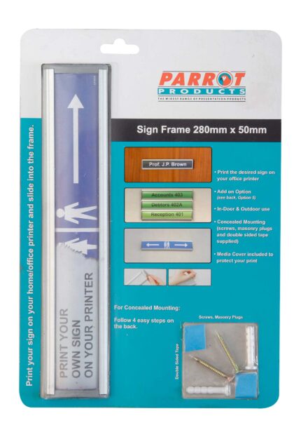 Sign Frame 50 X 280Mm Retail Pack