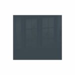 Decorative Glass Wall Tile 598Mm X 650Mm Grey Blue
