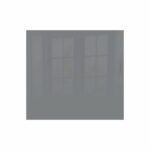 Decorative Glass Wall Tile 598Mm X 650Mm Metallic Silver