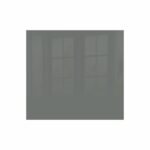 Decorative Glass Wall Tile 598Mm X 650Mm Mouse Grey