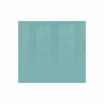 Decorative Glass Wall Tile 598Mm X 650Mm Pastel Turquoise