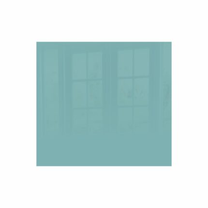 Decorative Glass Wall Tile 598Mm X 650Mm Pastel Turquoise