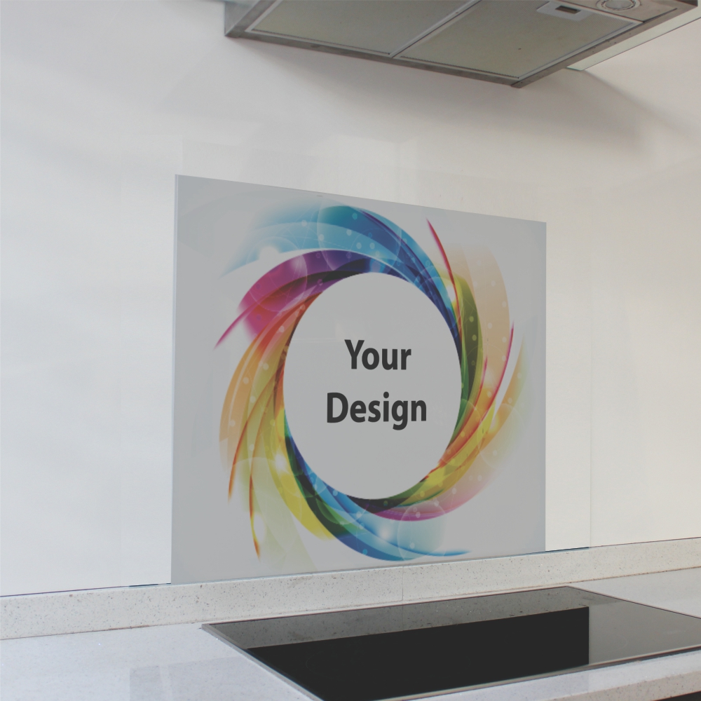 Decorative Glass Wall Tile 598X650X6Mm Customized Print Decorative Glass Wall Tile 598X650X6Mm Customized Print - Image 1