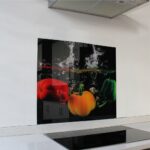 Decorative Glass Wall Tile 598X650X6Mm Peppers