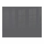 Decorative Glass Wall Tile 898Mm X 700Mm Met Gun Metal