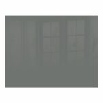 Decorative Glass Wall Tile 898Mm X 700Mm Mouse Grey