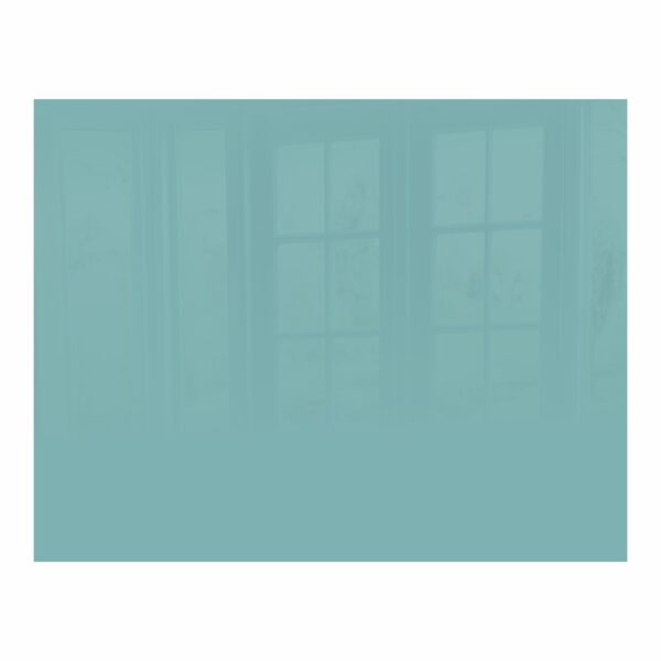Decorative Glass Wall Tile 898Mm X 700Mm Pastel Turquoise