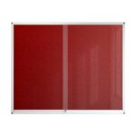 Display Case Pinning Board 1200*900Mm Burgundy