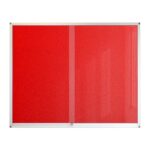 Display Case Pinning Board 1500*1200Mm Red