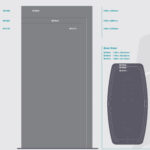 Sign Frame 1200X2400Mm Dbl Sided Standing