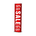 Sign Frame 420X1800Mm Dbl Sided Standing
