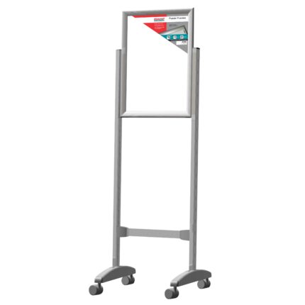 Stand Poster Frame Castors Double Sided A1