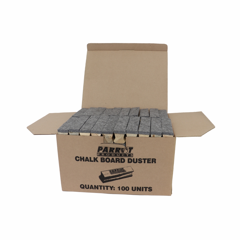 Duster Wood Chalk Board 150*35Mm Boxed 100 Grey Duster Wood Chalk Board 150*35Mm Boxed 100 Grey - Image 1