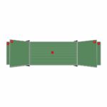 Edu Bd Centre Panel 2420*1220 Non-Mag Chalk Lines