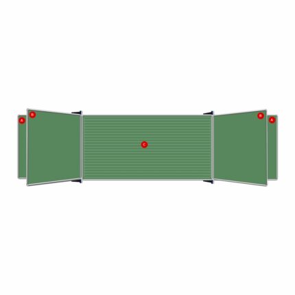 Edu Bd Centre Panel 2420*1220 Non-Mag Chalk Lines