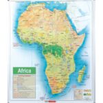 Edu Bd Map Africa 1230X920Mm Magnetic White