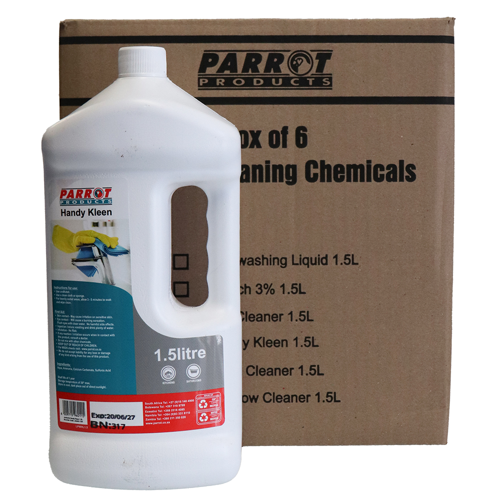 Handy Kleen 1.5L Box Of 6 Handy Kleen 1.5L Box Of 6 - Image 1