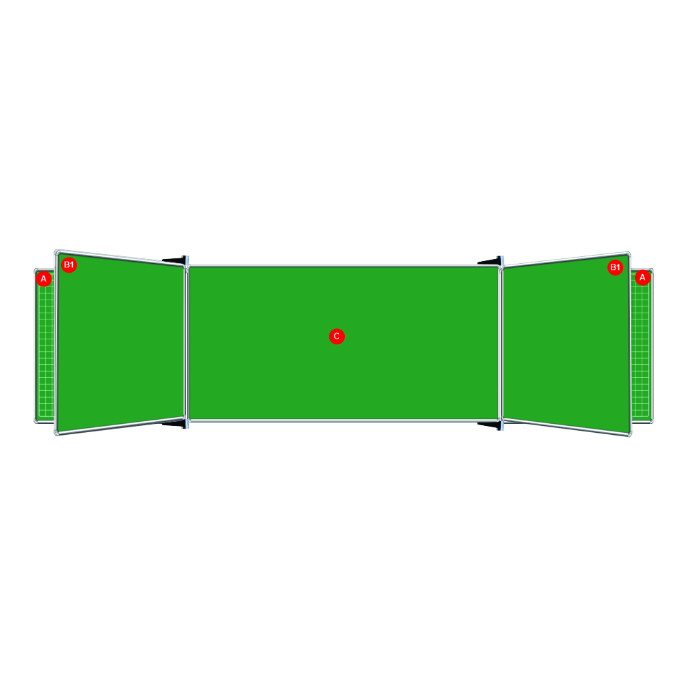 Educational Board Side Panel 1220*1220 Non-Mag Chalk Squares Educational Board Side Panel 1220*1220 Non-Mag Chalk Squares - Image 1