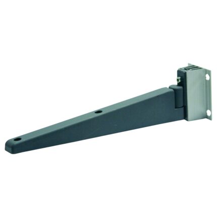 Hinge Plastic Grey And Aluminium Mounting (Each)