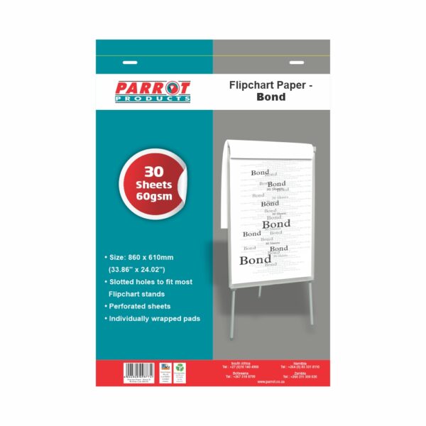 Flipchart Paper Bond 30 Sheets 860*610Mm