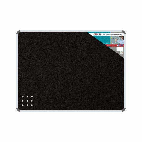 Info Board Aluminium Frame 1000 * 1000Mm Black