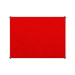 Info Board Aluminium Frame 1000 * 1000Mm Red