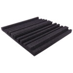 Acoustic Panel Cityscape 500Mm X 500Mm Black