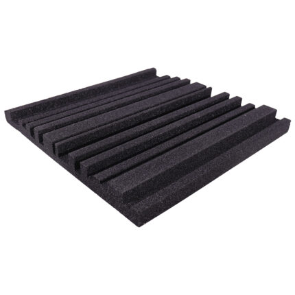 Acoustic Panel Cityscape 500Mm X 500Mm Black