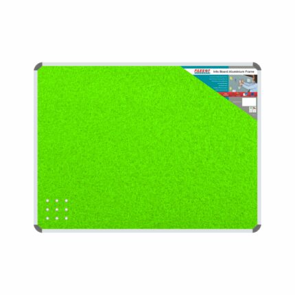 Info Board Aluminium Frame 1200*900Mm Lime Green
