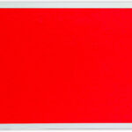 Info Board Aluminium Frame 1200*900Mm Red