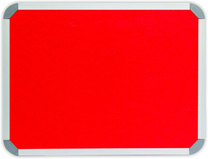Info Board Aluminium Frame 1200*900Mm Red