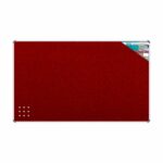 Info Board Aluminium Frame 2000*1200Mm Burgandy
