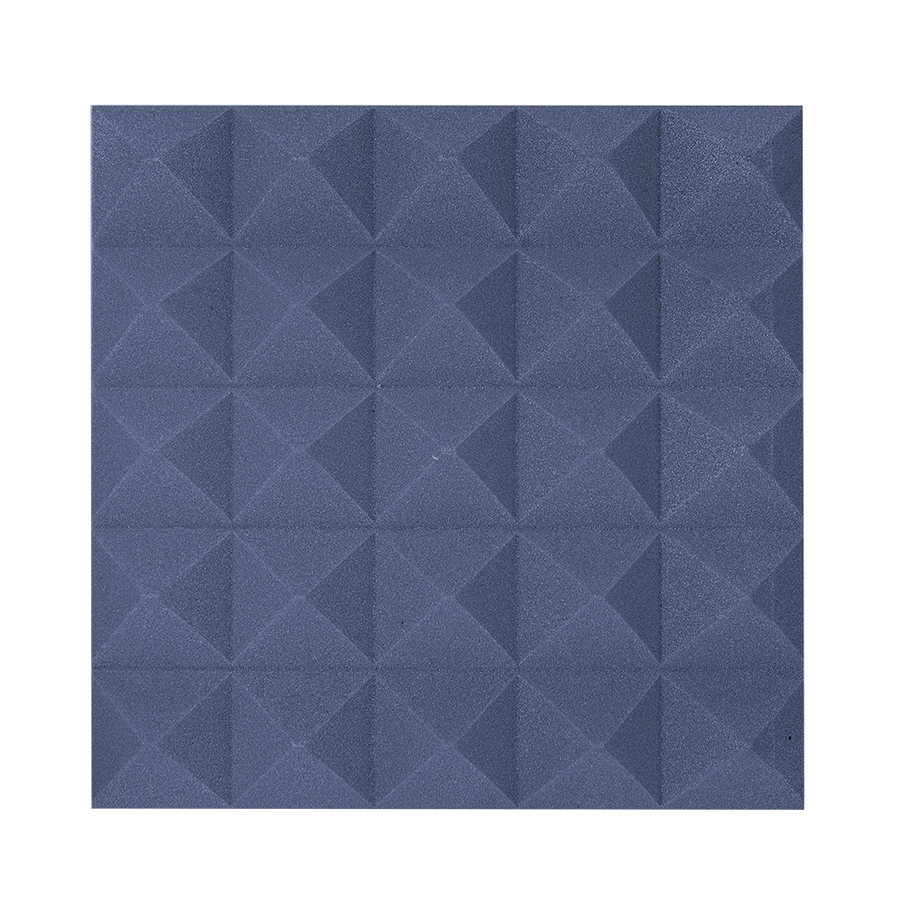 Acoustic Panel Pyramidfoam 500Mm X 500Mm Grey Acoustic Panel Pyramidfoam 500Mm X 500Mm Grey - Image 1