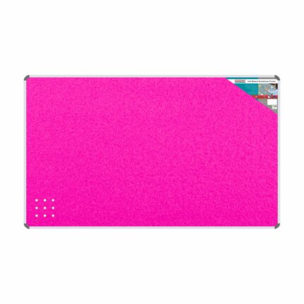 Info Board Aluminium Frame 2400*1200Mm Pink