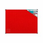 Info Board Aluminium Frame 900*600Mm Red