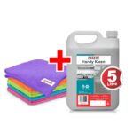 5L Handy Kleen & Microfibre Cloths