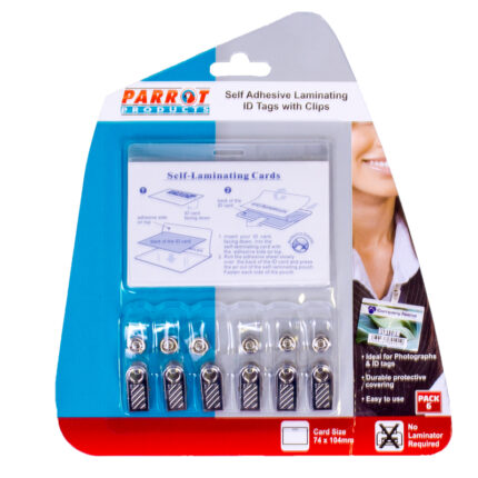 Laminating Self Ashesive Id Tags And Clip (6)