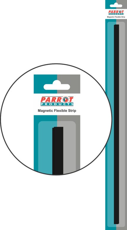 Magnetic Flexible Strips 1000*15Mm Black