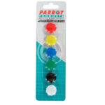 Magnets Circle 20Mm (6/Card) Assorted