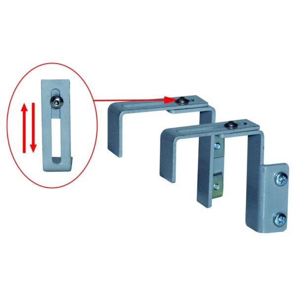 Bracket Partition Board Hanging Set 30Mm To 75Mm