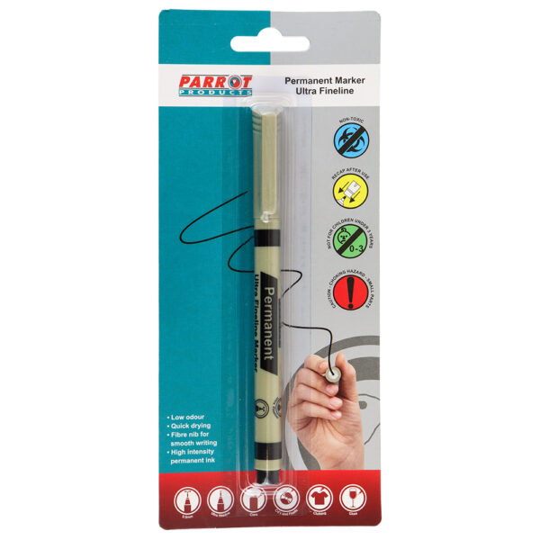 Marker Permanent Ultra Fineline Carded Black