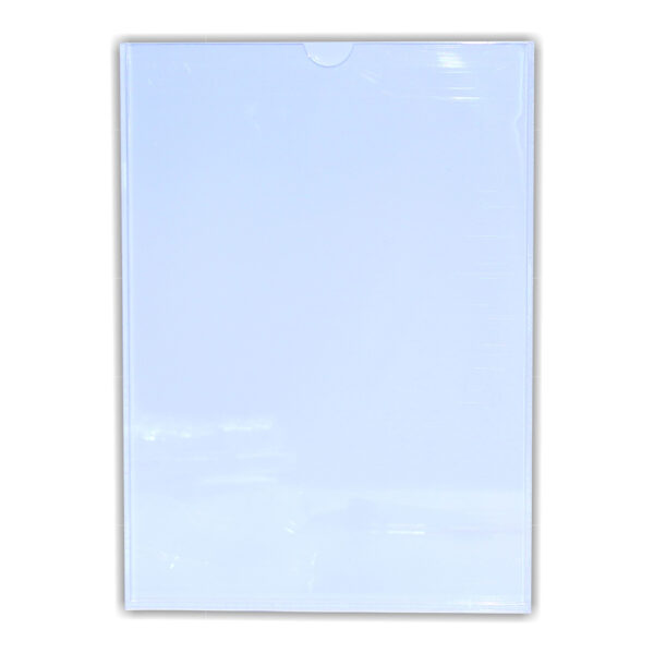 Perspex Pocket Clear / White Backing A3 Portrait