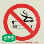 Photoluminescent 190Mm Safety Sign - F27-No Smoking