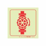 Photoluminescent 190Mm Safety Sign - F32-Sprinkler Stop Valve